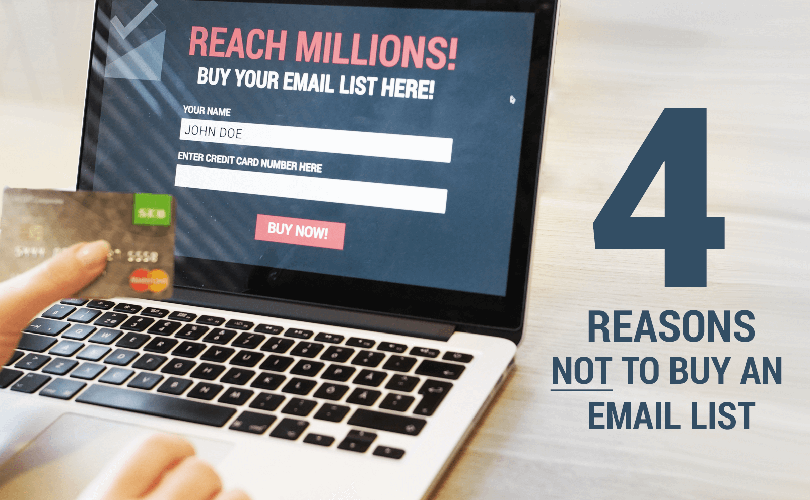 Don't buy an email list