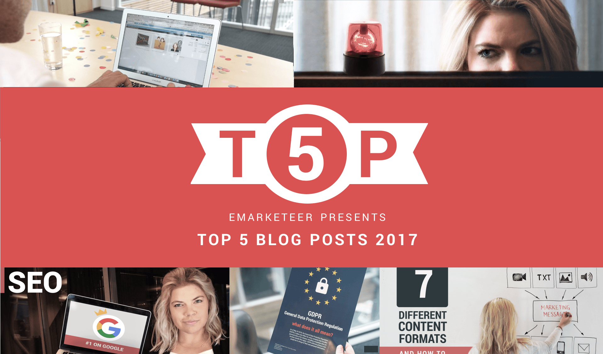 Feature image to blog post on best marketing advice from 2017