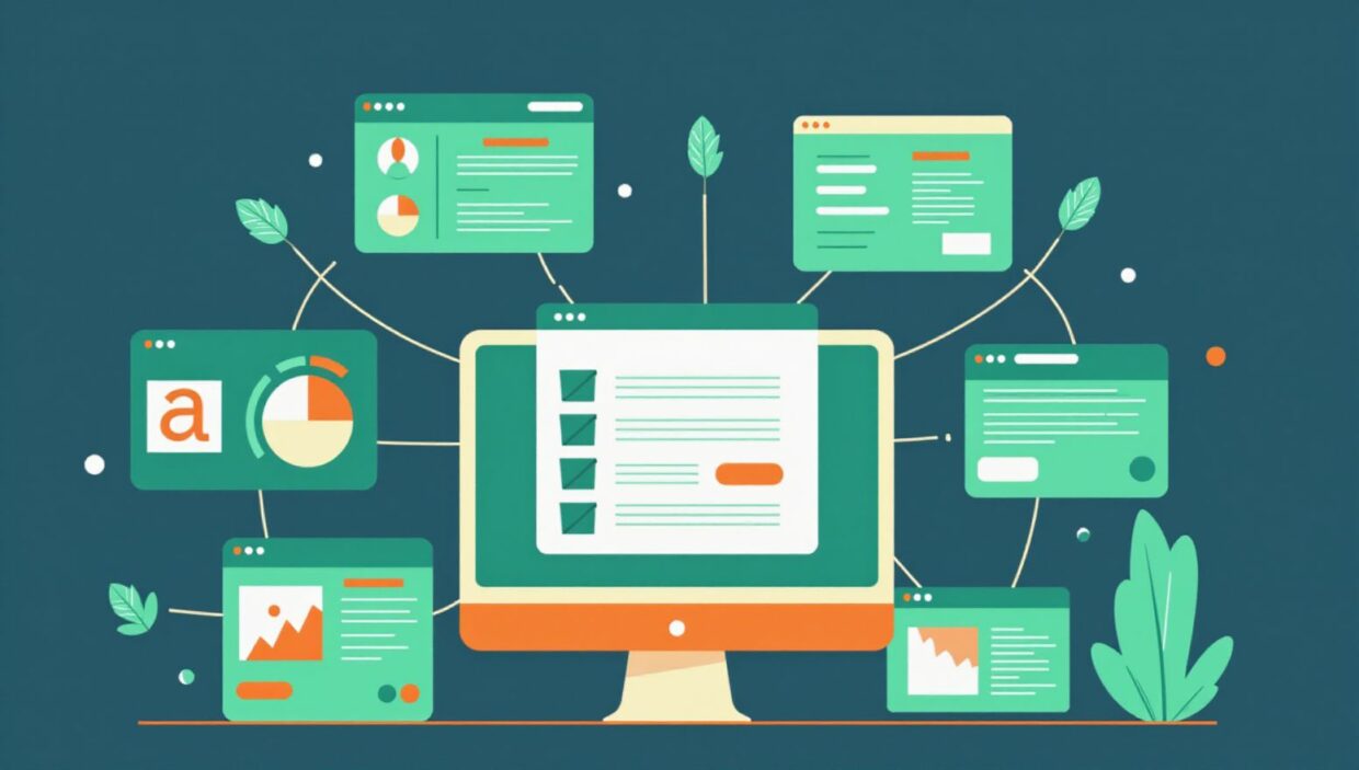 Illustration of versatile form builder features for lead generation and conversions